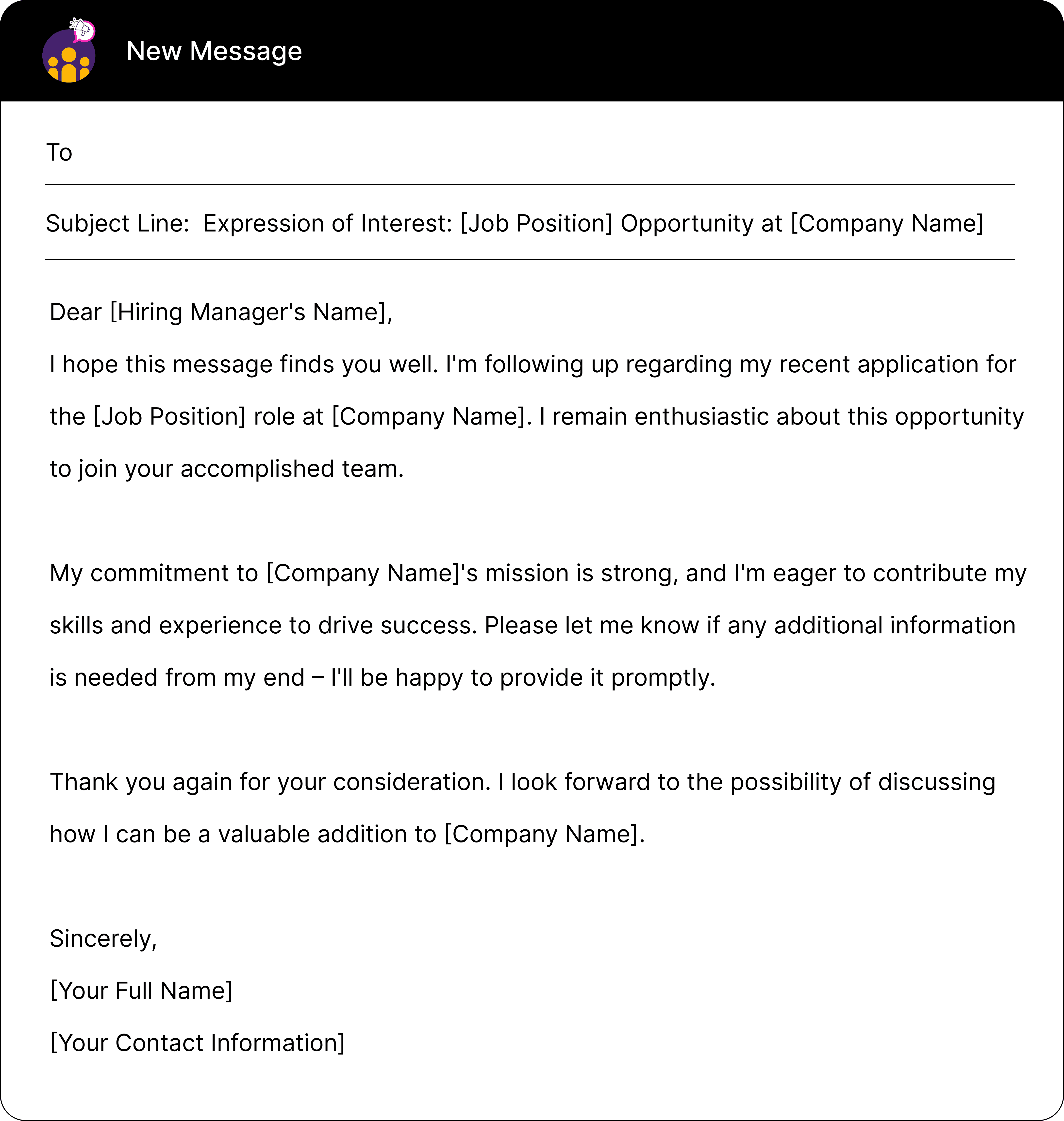 Follow-up Email Template - Email Template For Sending Resume l NeoDove
