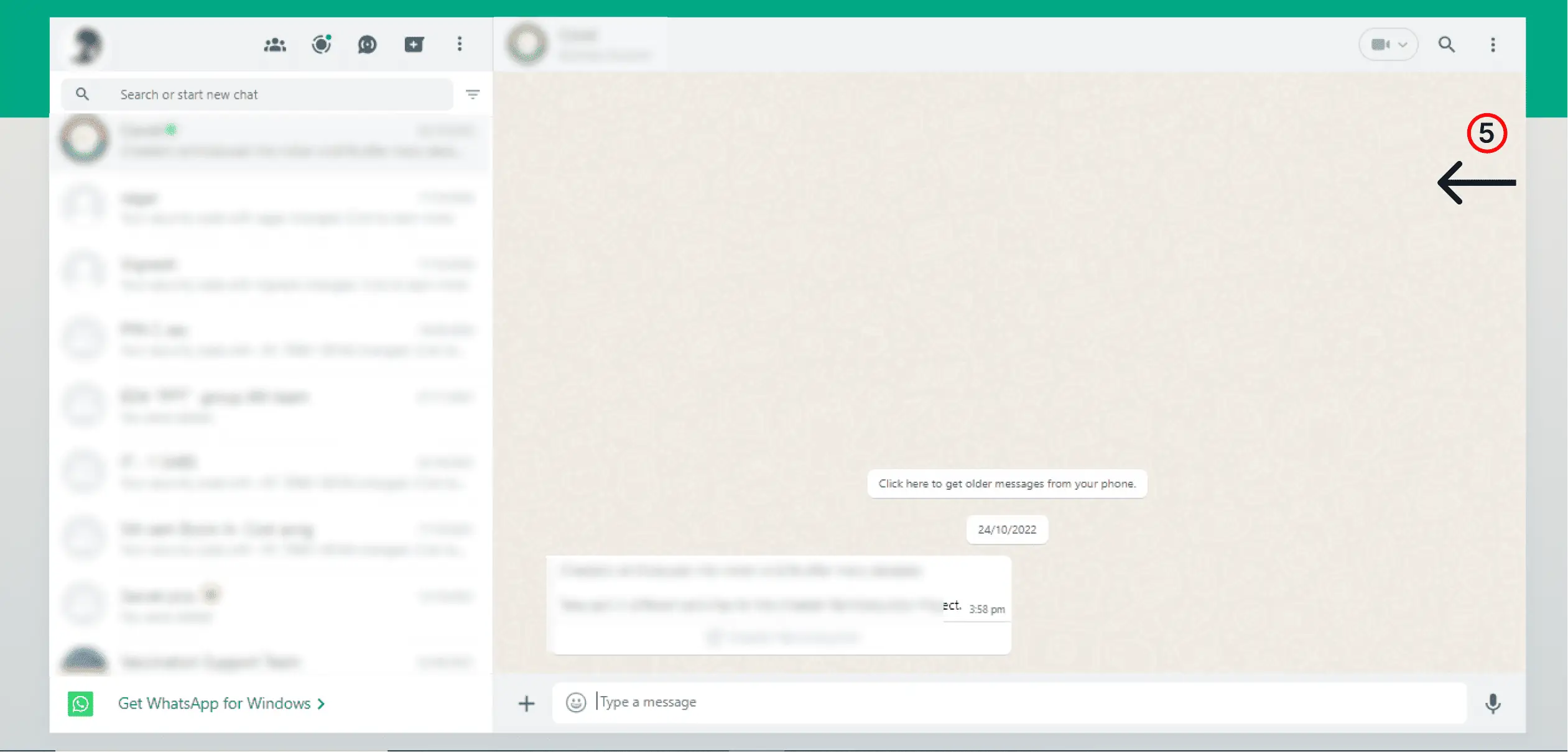 How to download WhatsApp business web - Step 5
